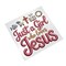 Faith DTF Transfer - Faux Yarn Girl Who Loves Jesus Ready To Press